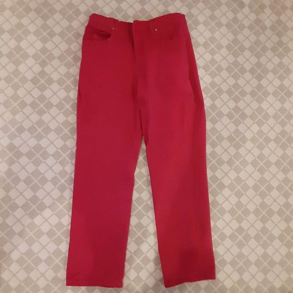 Demin Jeans, Red, Size 6